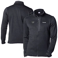 Men's Columbia Black Brooklyn Nets Sweater Weather Full-Zip Jacket