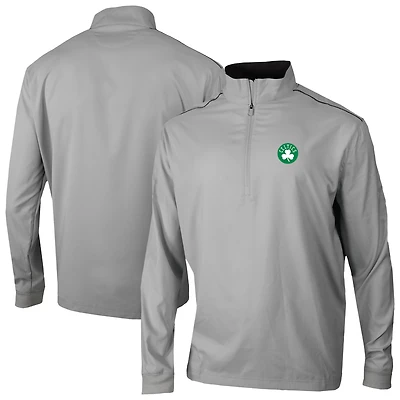 Men's Columbia Gray Boston Celtics Bogey's Paradise Quarter-Zip Pullover