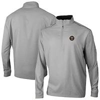 Men's Columbia Gray Denver Nuggets Bogey's Paradise Quarter-Zip Pullover