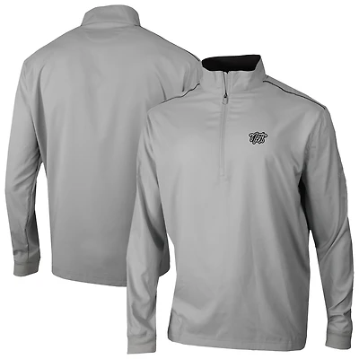 Men's Columbia Gray Brooklyn Nets Bogey's Paradise Quarter-Zip Pullover