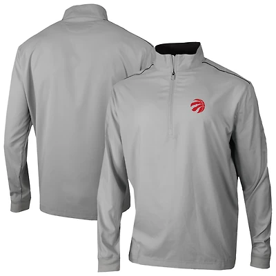 Men's Columbia Gray Toronto Raptors Bogey's Paradise Quarter-Zip Pullover