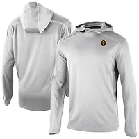 Men's Columbia Gray Denver Nuggets Omni-Wick Shotgun Pullover Hoodie