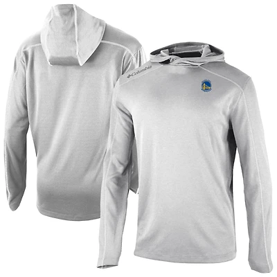 Men's Columbia Gray Golden State Warriors Omni-Wick Shotgun Pullover Hoodie