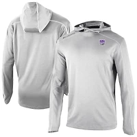 Men's Columbia Gray Sacramento Kings Omni-Wick Shotgun Pullover Hoodie
