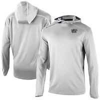 Men's Columbia Gray Brooklyn Nets Omni-Wick Shotgun Pullover Hoodie