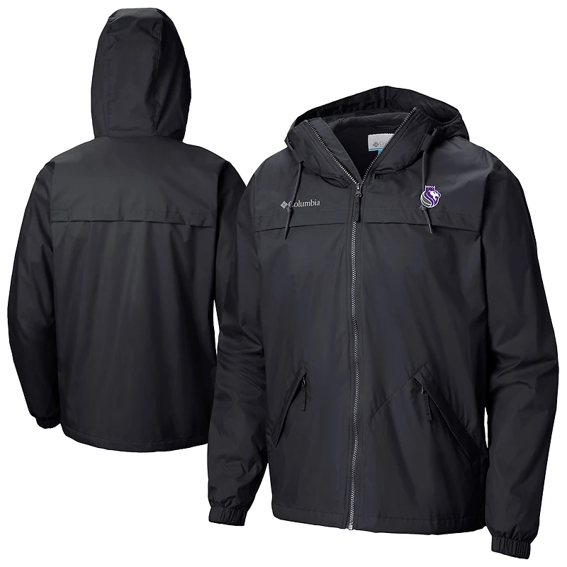 Men's Columbia Black Sacramento Kings Oroville Creek Lined Full-Zip Jacket