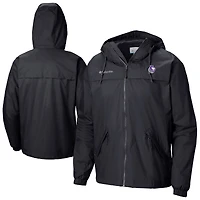 Men's Columbia  Black Sacramento Kings Oroville Creek Lined Full-Zip Jacket