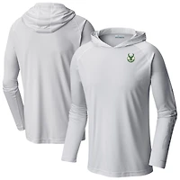 Men's Columbia  White Milwaukee Bucks PFG Super Terminal Tackle Hoodie