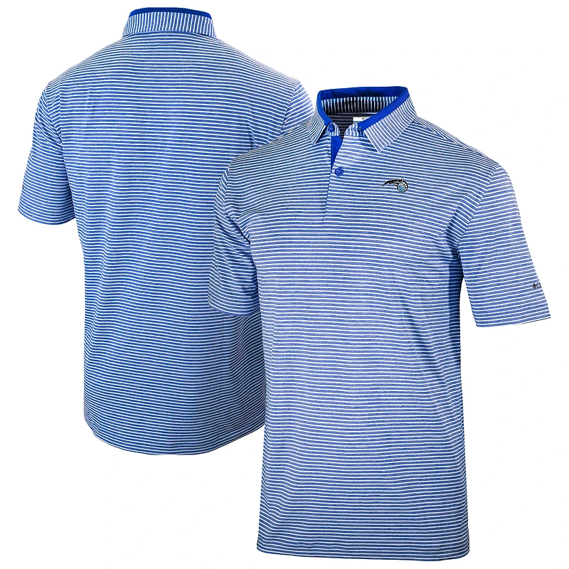 Men's Columbia Blue Orlando Magic Omni-Wick Golden Hills Polo
