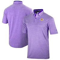 Men's Columbia  Purple Los Angeles Lakers Omni-Wick Golden Hills Polo