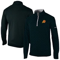 Men's Columbia Black Phoenix Suns Wickham Hills Omni-Wick Quarter-Zip Jacket