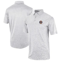Men's Columbia Gray New York Knicks Omni-Wick Heading Out Polo