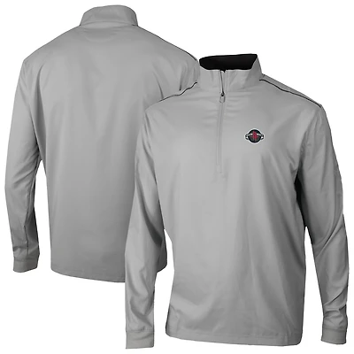 Men's Columbia Gray Houston Rockets Omni-Wick Bogey's Paradise Quarter-Zip Top