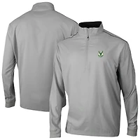 Men's Columbia Gray Milwaukee Bucks Omni-Wick Bogey's Paradise Quarter-Zip Top