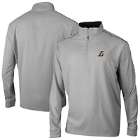 Men's Columbia Gray Los Angeles Lakers Omni-Wick Bogey's Paradise Quarter-Zip Top