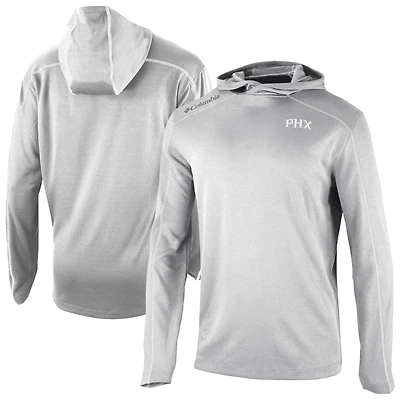Men's Columbia Gray Phoenix Suns Omni-Wick Shotgun Pullover Hoodie