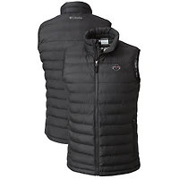 Men's Columbia  Black Houston Rockets Powder Lite Omni-Heat Reflective Full-Zip Vest