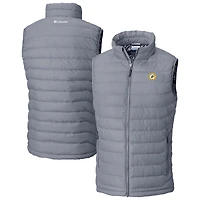 Men's Columbia  Gray Indiana Pacers Powder Lite Omni-Heat Reflective Full-Zip Vest