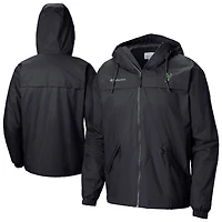 Men's Columbia  Black Milwaukee Bucks Oroville Creek Lined Full-Zip Jacket