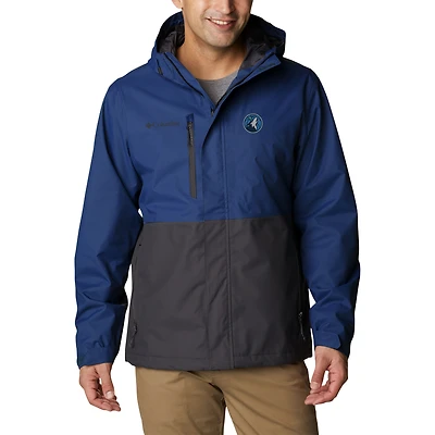 Men's Columbia  Navy Minnesota Timberwolves Omni-Tech Hikebound Full-Zip Jacket