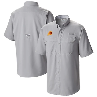Men's Columbia  Gray Phoenix Suns Omni-Wick Low Drag Offshore Button-Up Shirt