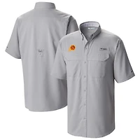 Men's Columbia  Gray Phoenix Suns Omni-Wick Low Drag Offshore Button-Up Shirt