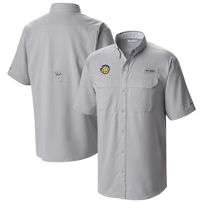 Men's Columbia  Gray Memphis Grizzlies Omni-Wick Low Drag Offshore Button-Up Shirt