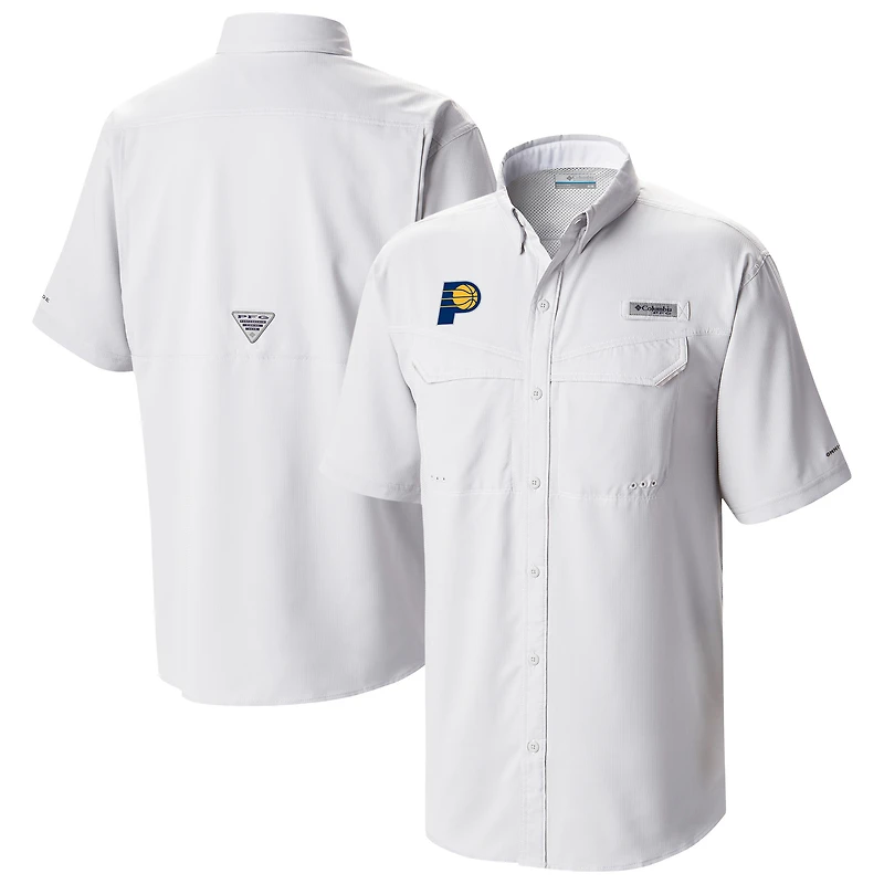 Men's Columbia Indiana Pacers Omni-Wick Low Drag Offshore Button-Up Shirt