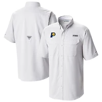 Men's Columbia Indiana Pacers Omni-Wick Low Drag Offshore Button-Up Shirt