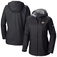 Women's Columbia  Black Los Angeles Lakers Arcadia Full-Zip Rain Jacket