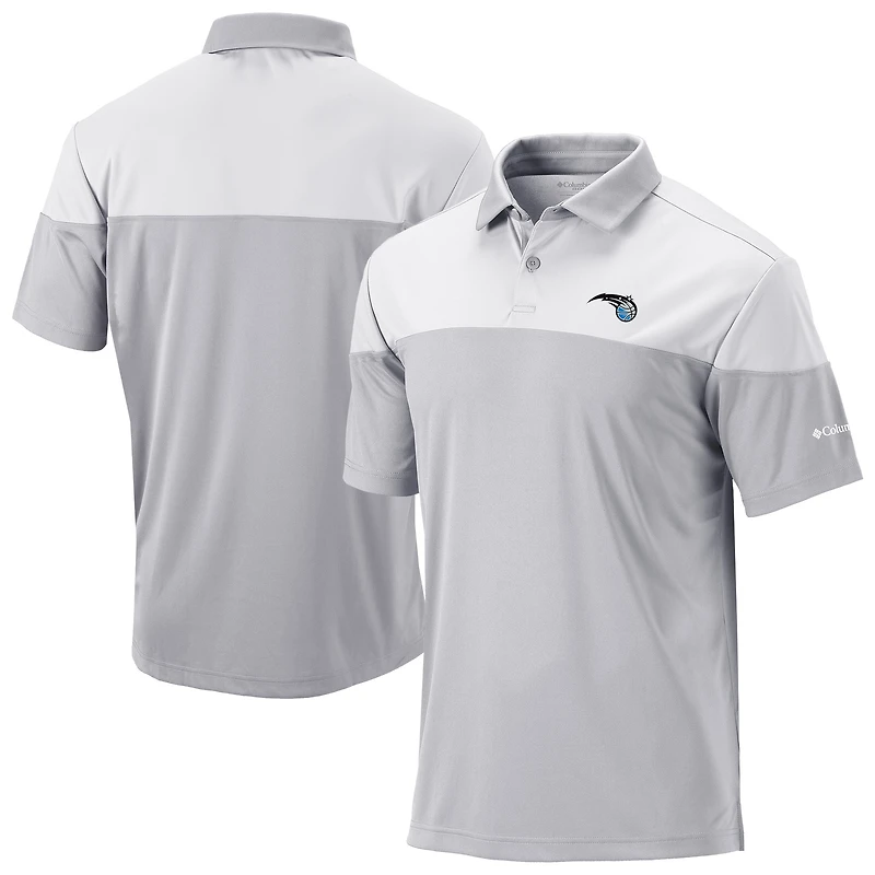 Men's Columbia Gray Orlando Magic Omni-Wick Best Ball Polo