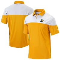 Men's Columbia  Gold Indiana Pacers Omni-Wick Best Ball Polo