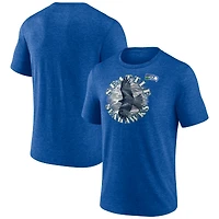 Men's  Royal Seattle Seahawks Sporting Chance Tri-Blend T-Shirt