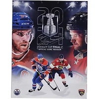 Evan Bouchard Edmonton Oilers Autographed 2024 Stanley Cup Final Program