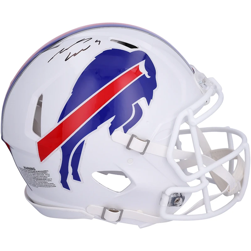 James Cook Buffalo Bills Autographed Riddell Speed Authentic Helmet