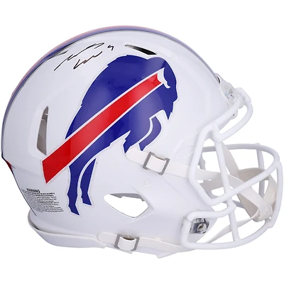 James Cook Buffalo Bills Autographed Riddell Speed Authentic Helmet