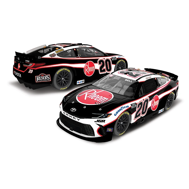Action Racing Christopher Bell 2025 #20 Rheem 1:24 Elite Die-Cast Toyota Camry XSE