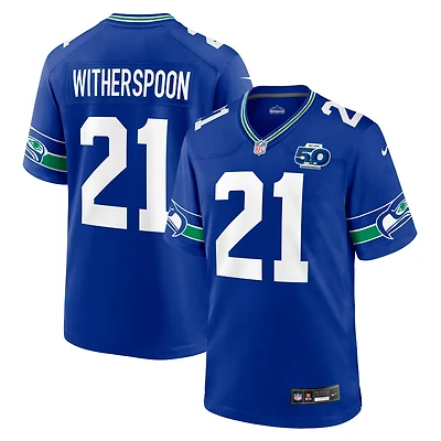Men's Nike Devon Witherspoon Royal Seattle Seahawks Alternate 2 50th Season Game Jersey