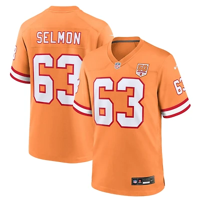 Men's Nike Lee Roy Selmon Creamsicle  Tampa Bay Buccaneers 50th Season Game Jersey