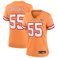Women's Nike Derrick Brooks Creamsicle  Tampa Bay Buccaneers 50th Season Game Jersey