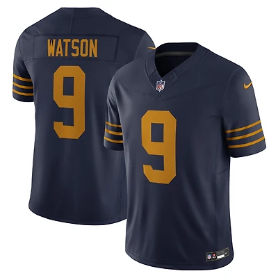 Men's Nike Christian Watson Navy Green Bay Packers The 1923 Classic Vapor F.U.S.E. Limited Jersey