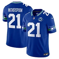 Men's Nike Devon Witherspoon Royal Seattle Seahawks 50th Season Vapor F.U.S.E. Limited Jersey