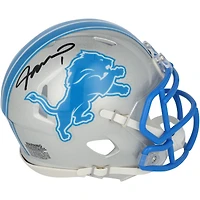 Jameson Williams Detroit Lions Autographed Riddell 2024 Speed Mini Helmet