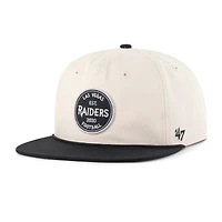 Men's '47  Natural Las Vegas Raiders Payson Captain Adjustable Hat