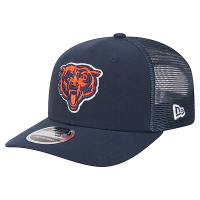 Men's New Era  Navy Chicago Bears Team Collection 9SEVENTY Stretch-Snap Adjustable Hat