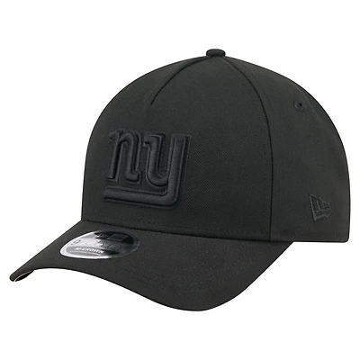 Men's New Era  Black New York Giants Team Collection 9FORTY M-Crown A-Frame Adjustable Hat