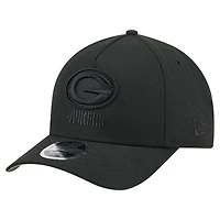 Men's New Era  Black Green Bay Packers Team Collection 9FORTY M-Crown A-Frame Adjustable Hat