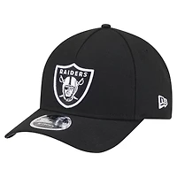 Men's New Era  Black Las Vegas Raiders Team Collection 9FORTY M-Crown A-Frame Adjustable Hat