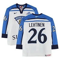 Jere Lehtinen Team Finland Game-Used #26 White Nike Jersey from the 2004 World Cup of Hockey