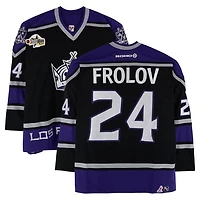 Alexander Frolov Los Angeles Kings Game-Used #24 Black KOHO Jersey from the 2003 NHL YoungStars Game